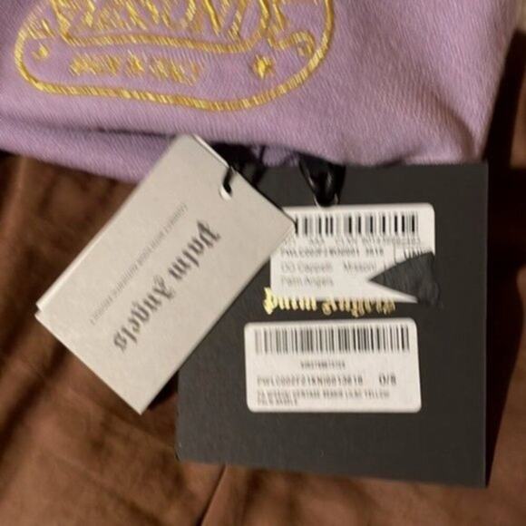 Palm Angels x Missoni embroidered Wool Beanie Lilac